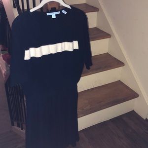 Draper James navy blue sweater dress